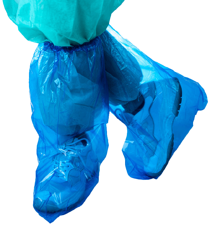 LDPE Polyethylene Boot Cover LDPE Icemedics
