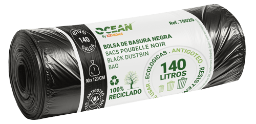 Bolsa de basura negra 90x110 G140 - Ref. 70020