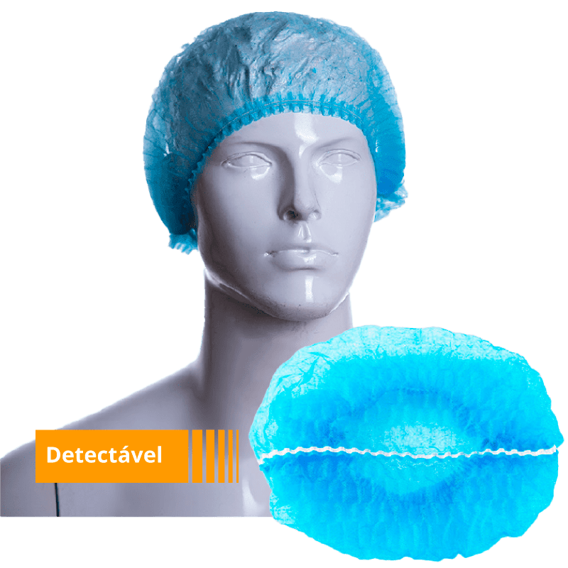 PT_IC-6D-B Gorro de Polipropileno Detectável Icemedics