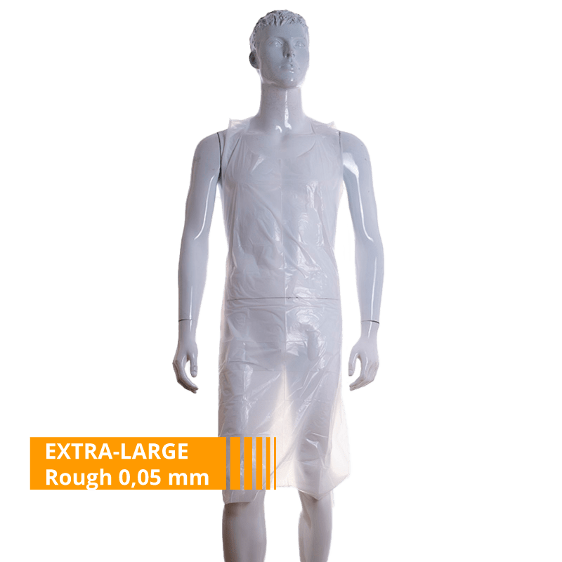 EN_IC-43-W Polyethylene Apron Icemedics