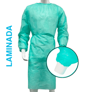 Bata Paciente/Hospitalaria Laminada PP 20g+ PE -18g – Cintas