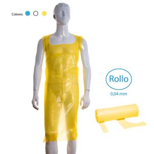 Delantal de Polietileno 0,04 mm – 120×76 cm – ROLLO